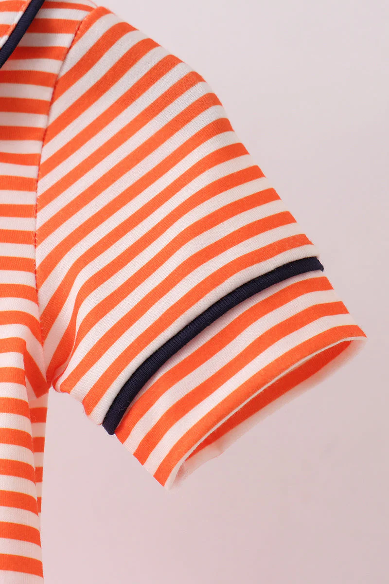 Auburn embroidery stripe bubble - Image 3