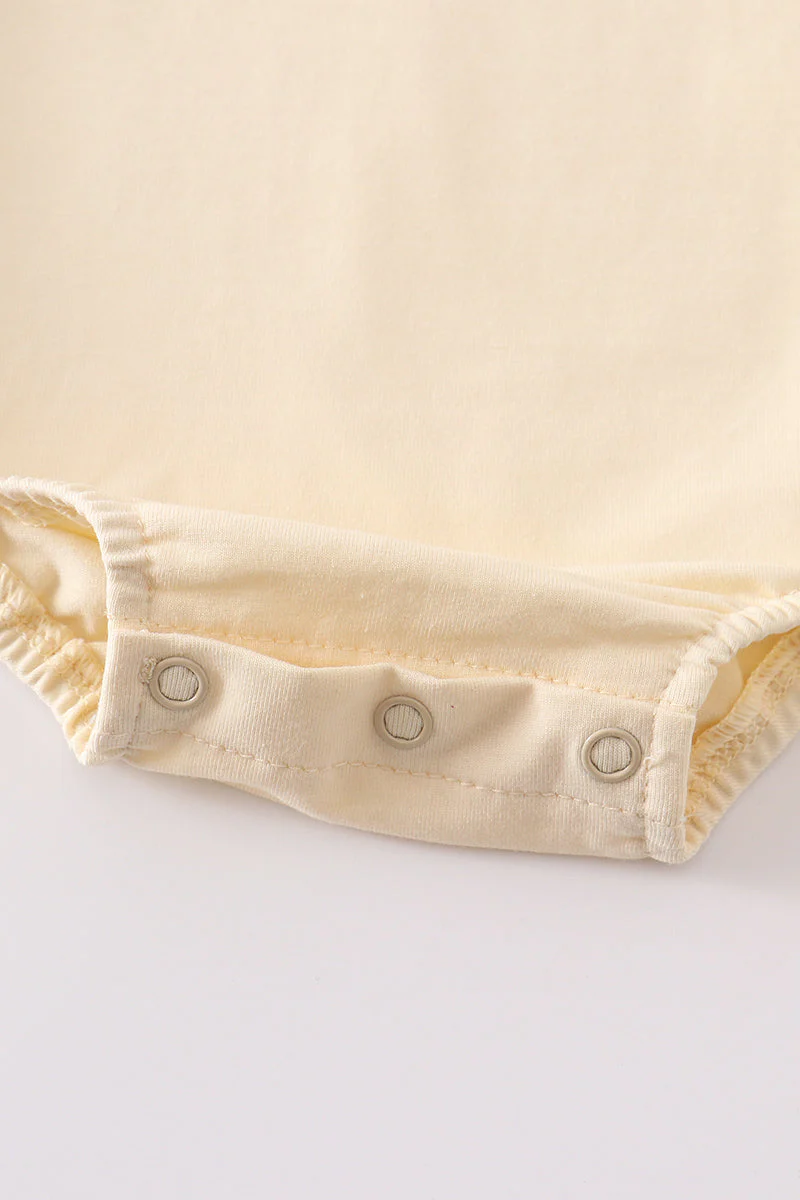 Beige blank basic t-shirt Adult Kids and baby bubble - Image 3
