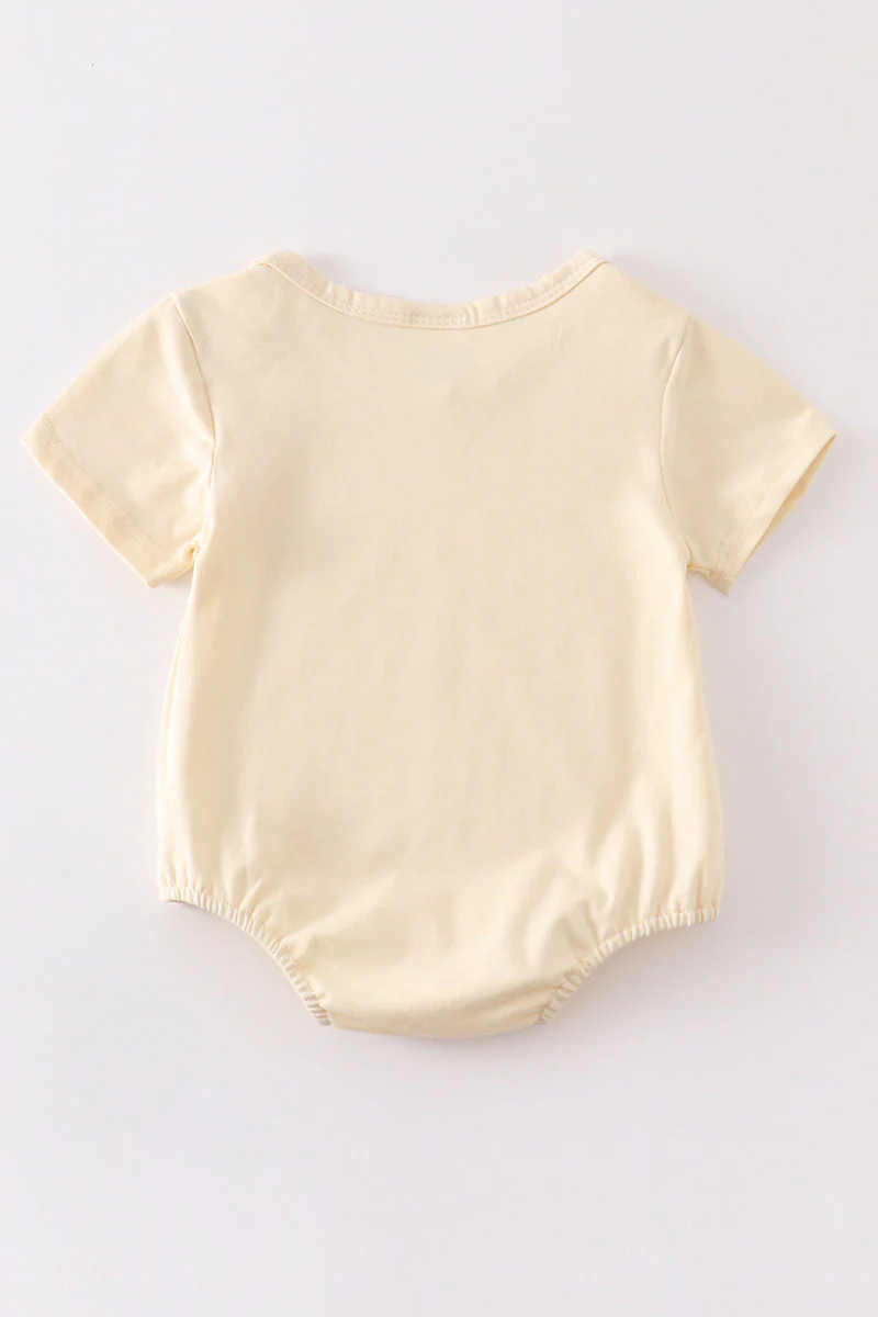 Beige blank basic t-shirt Adult Kids and baby bubble - Image 4