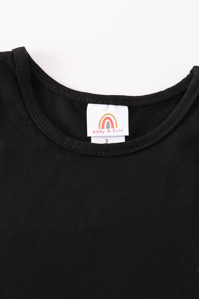 Black blank basic kids teens adult tank top - Image 3