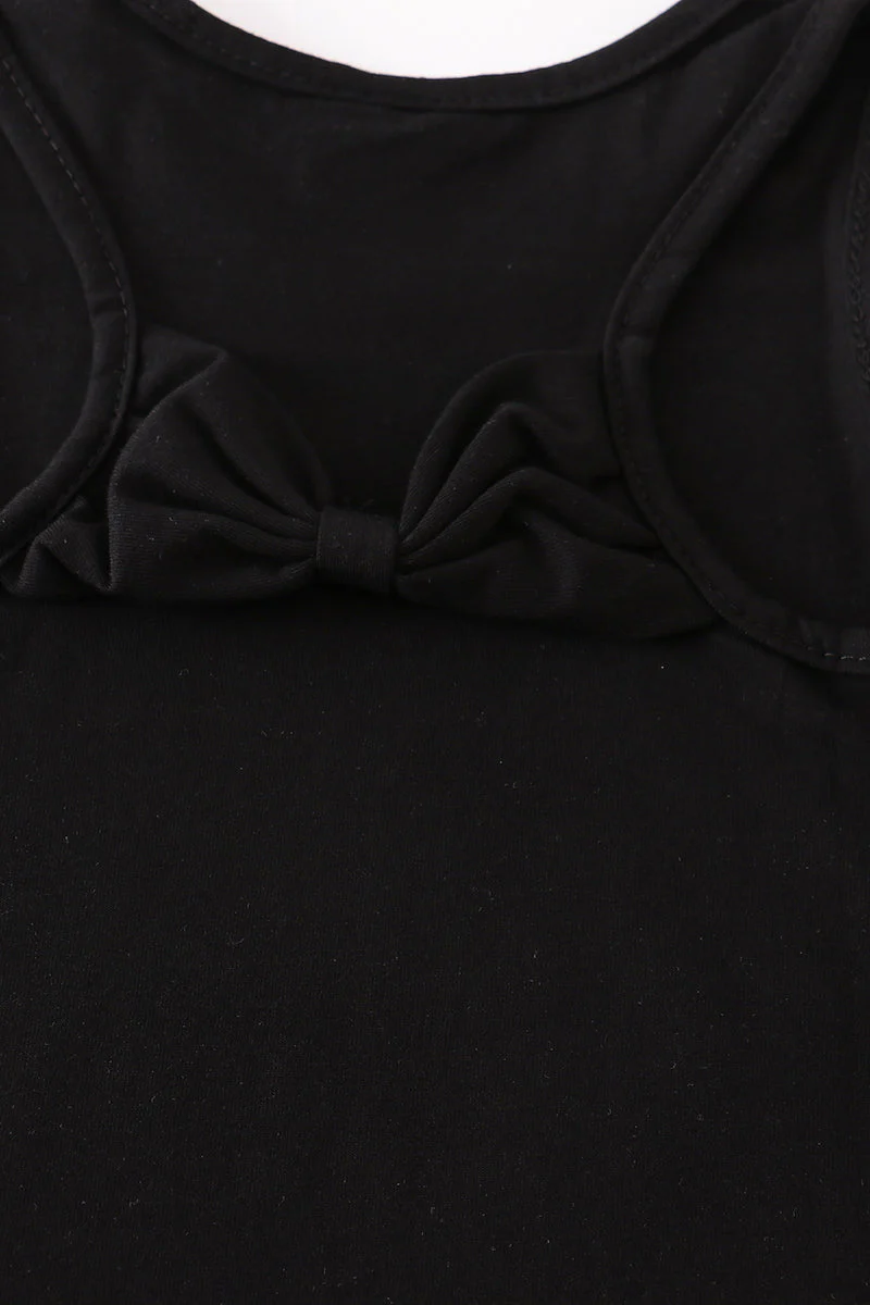 Black blank basic kids teens adult tank top - Image 5