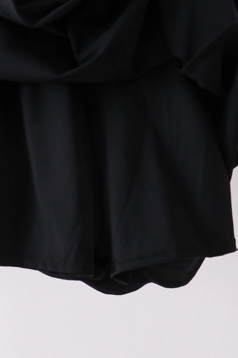 Black scalloped active  mom&me dress - Image 7