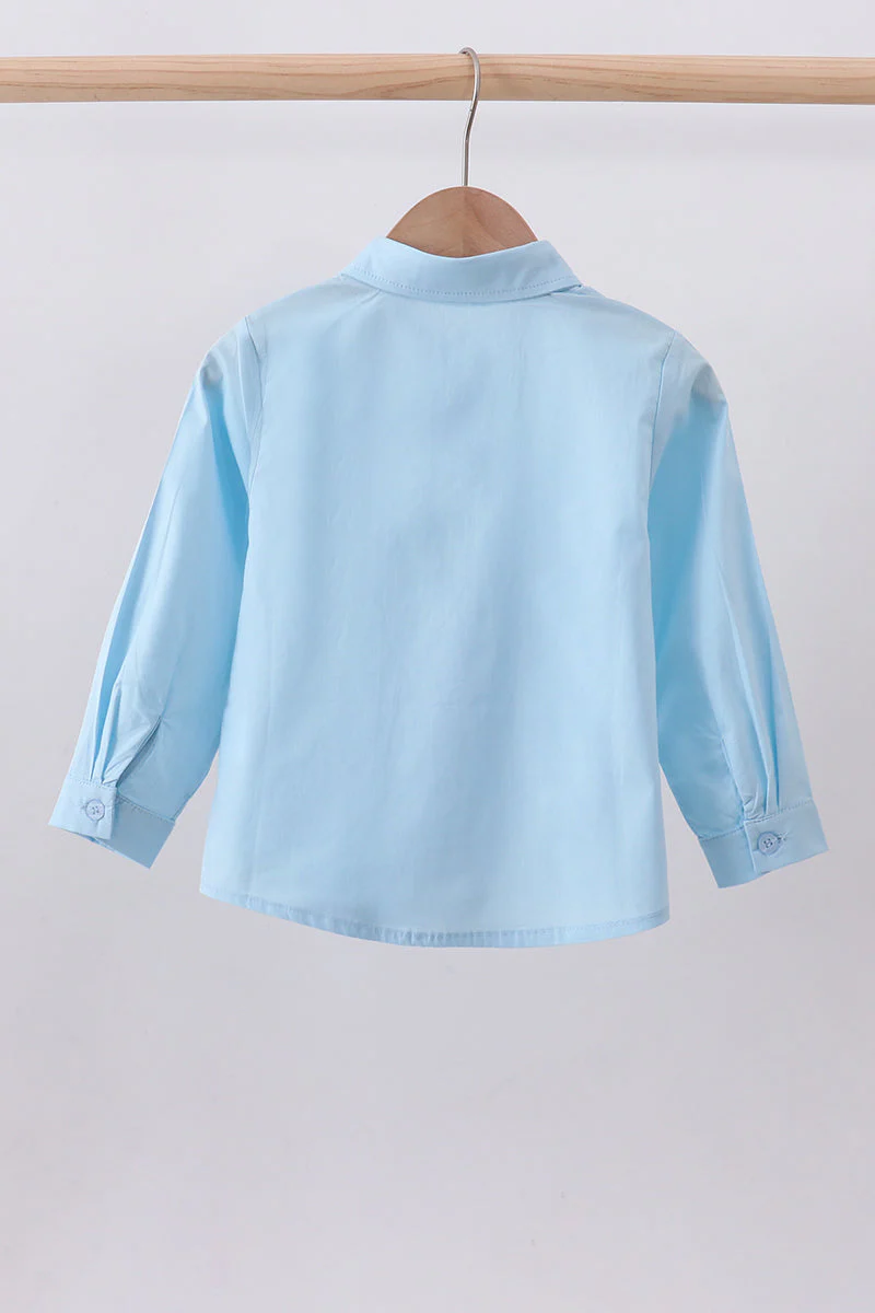 Blue button down shirt - Image 5