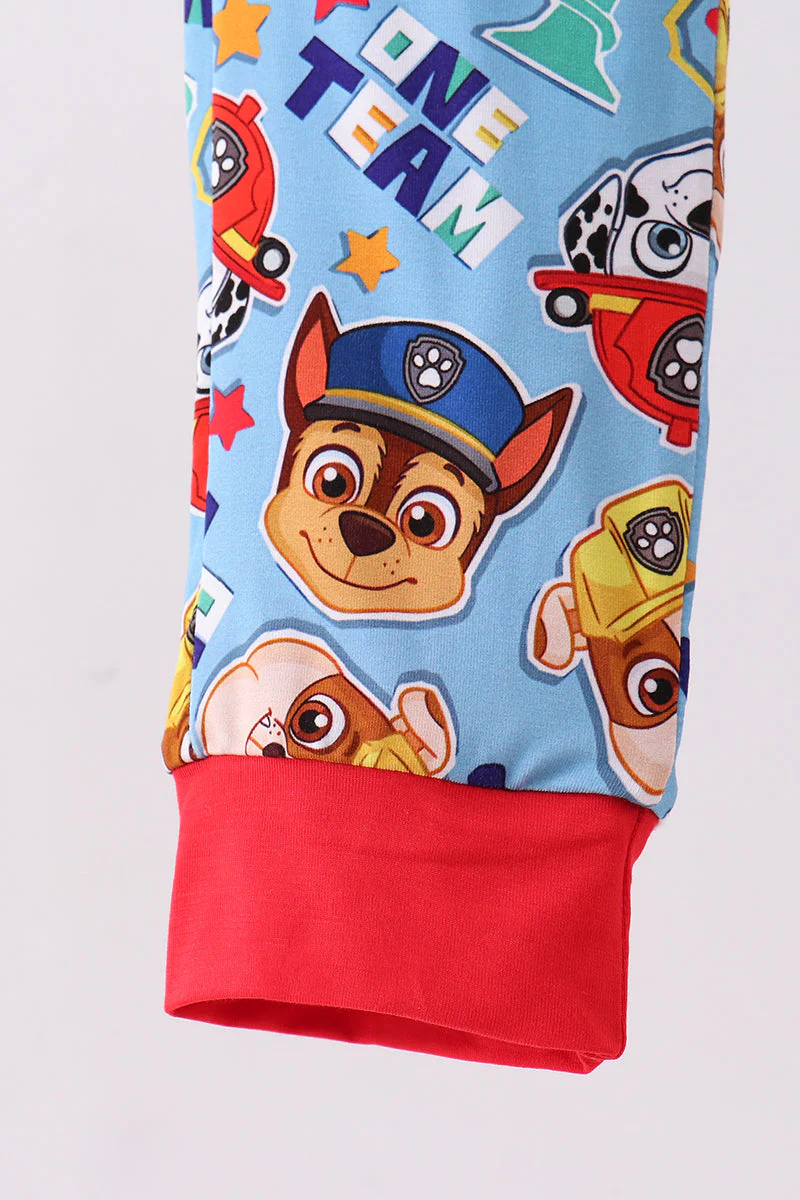 Blue character bamboo pants - Image 4