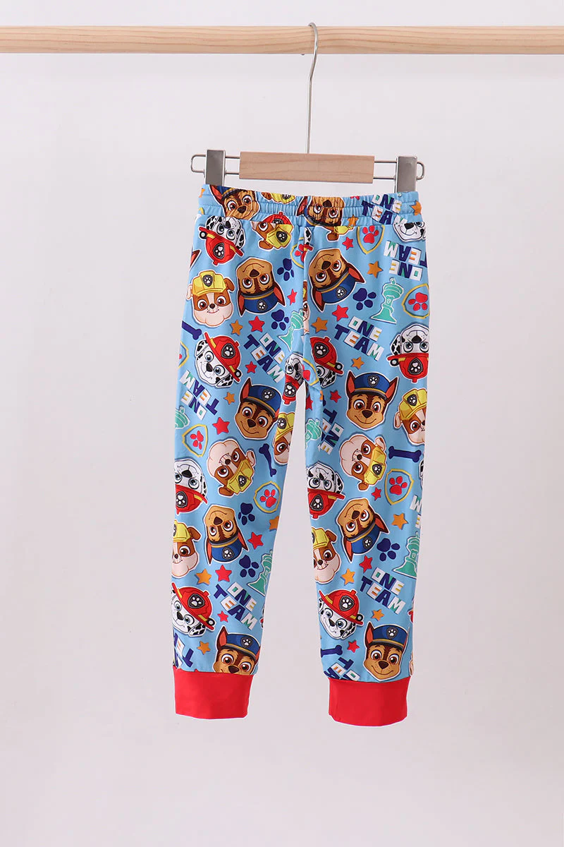 Blue character bamboo pants - Image 5