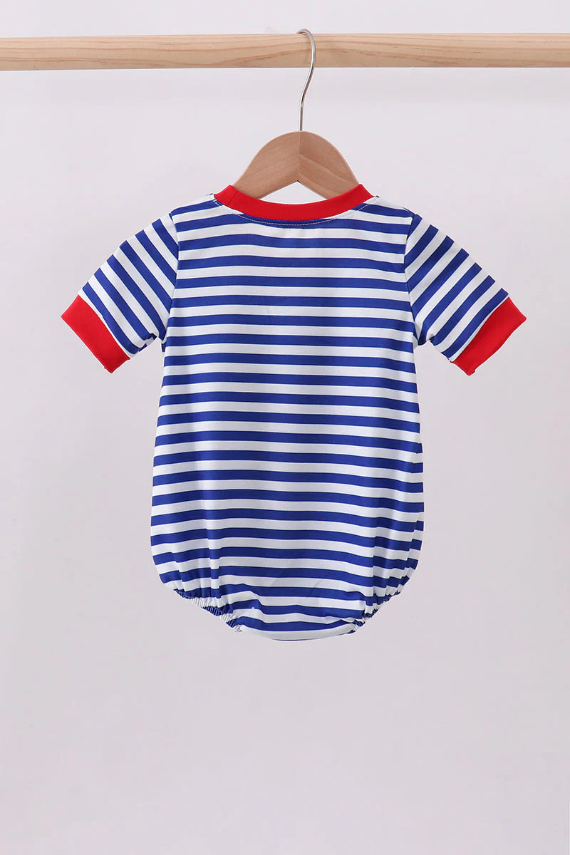 Blue stripe character applique bubble - Image 5