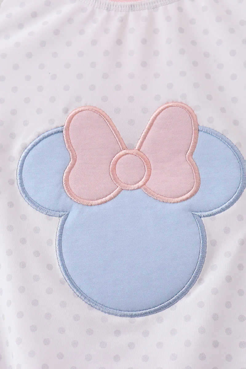 Character applique  ruffle rashguard - Image 4