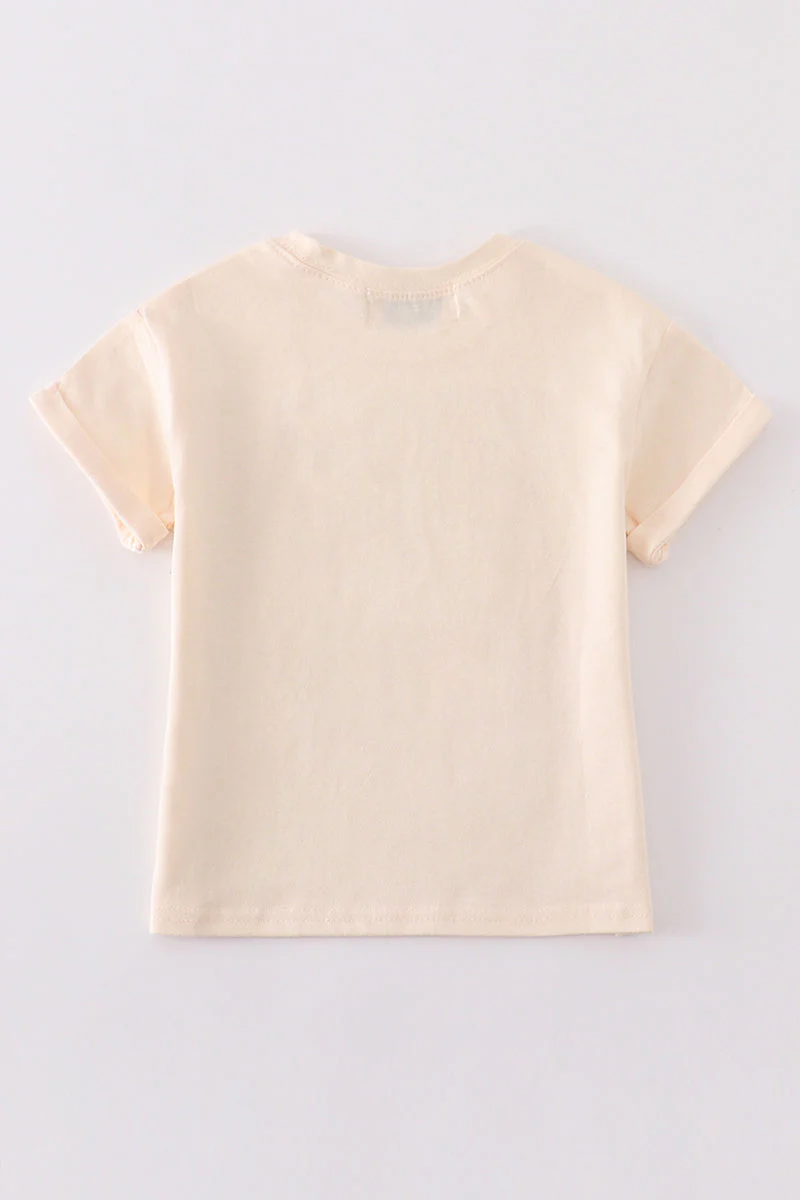 Premium Cream basic T-shirt - Image 5
