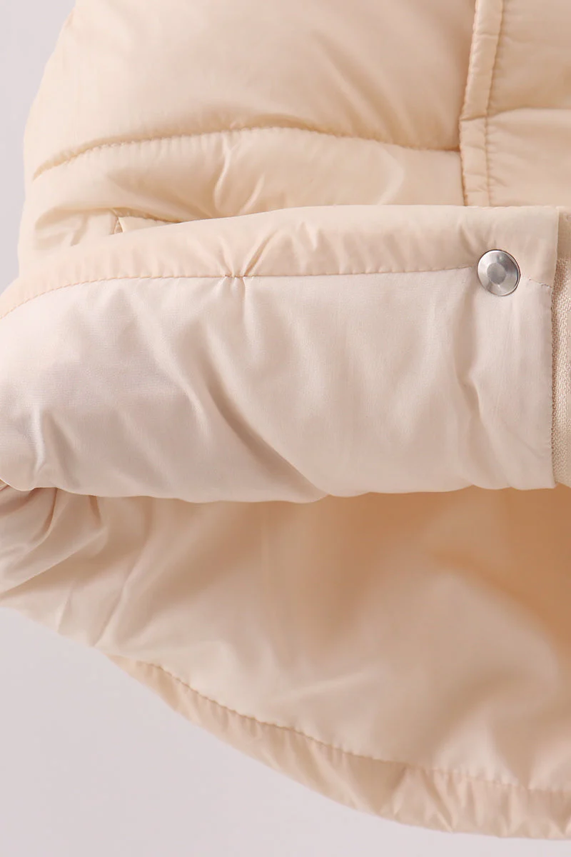 Cream mom&me puffer vest - Image 5