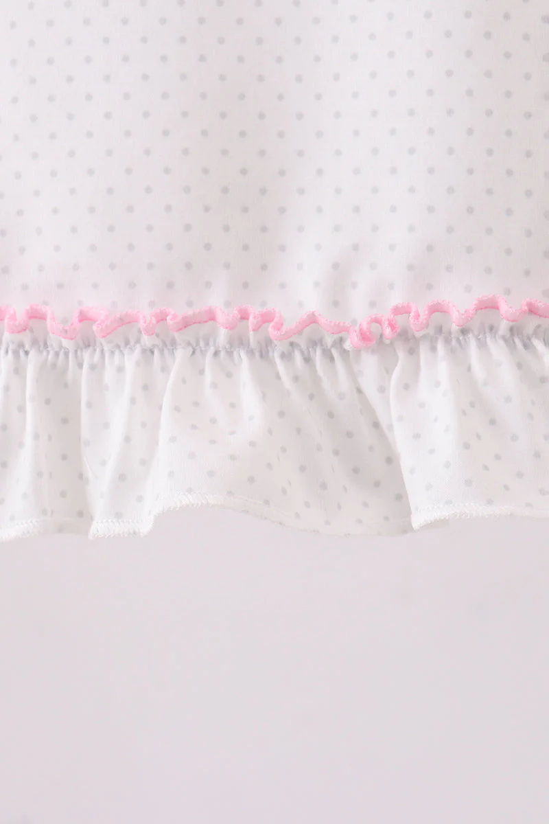 Dance angel embroidery ruffle bloomer set - Image 4