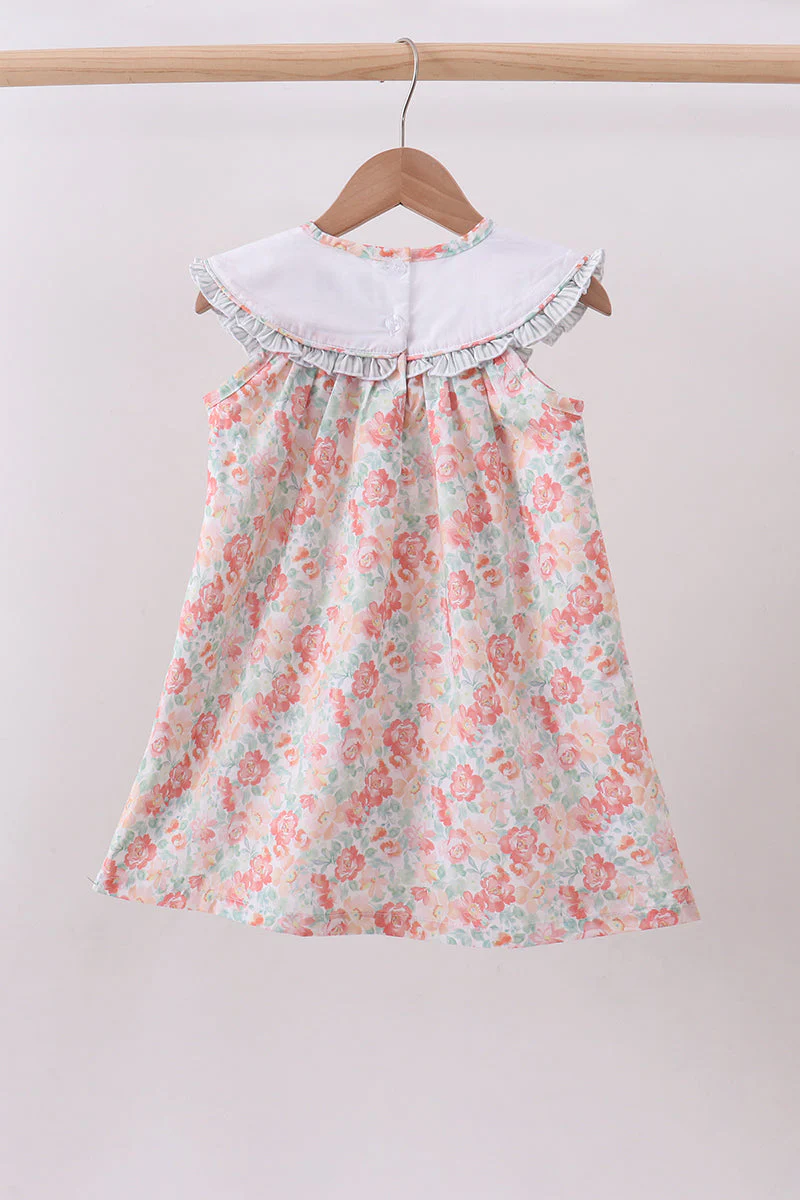 Floral I love my mom embroidery dress - Image 3