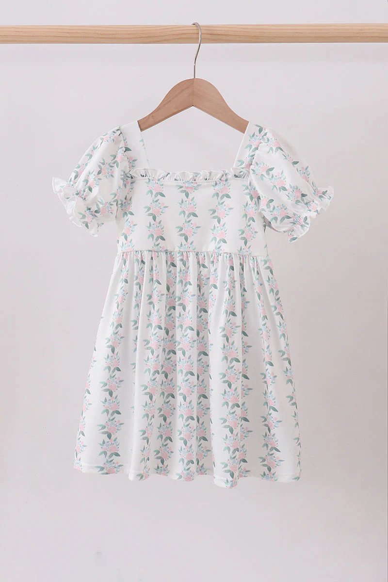 Floral print mom&me dress - Image 5