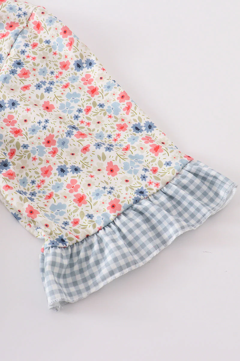 Floral print woman dress - Image 5