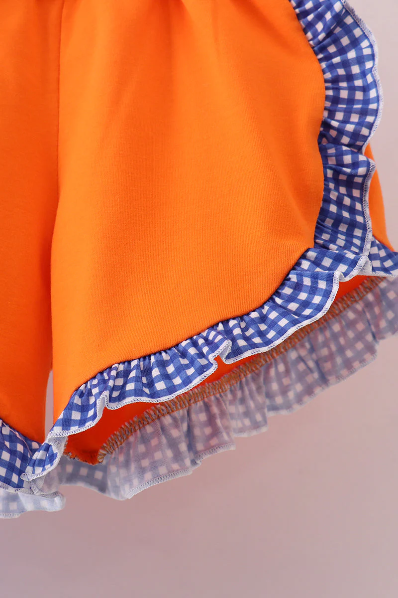Florida Gators smocked ruffle shorts set - Image 4