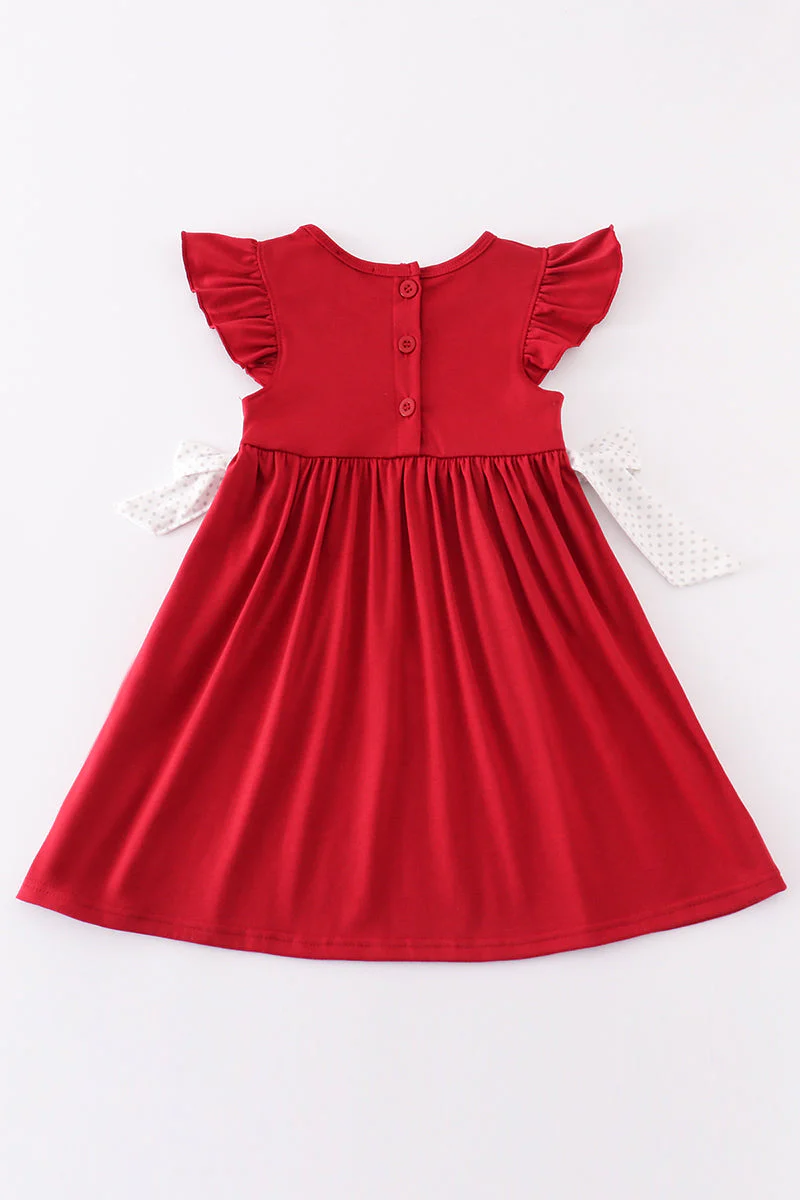 [MISSPELL Gamecocks] Gamecocks embroidery girl dress - Image 4