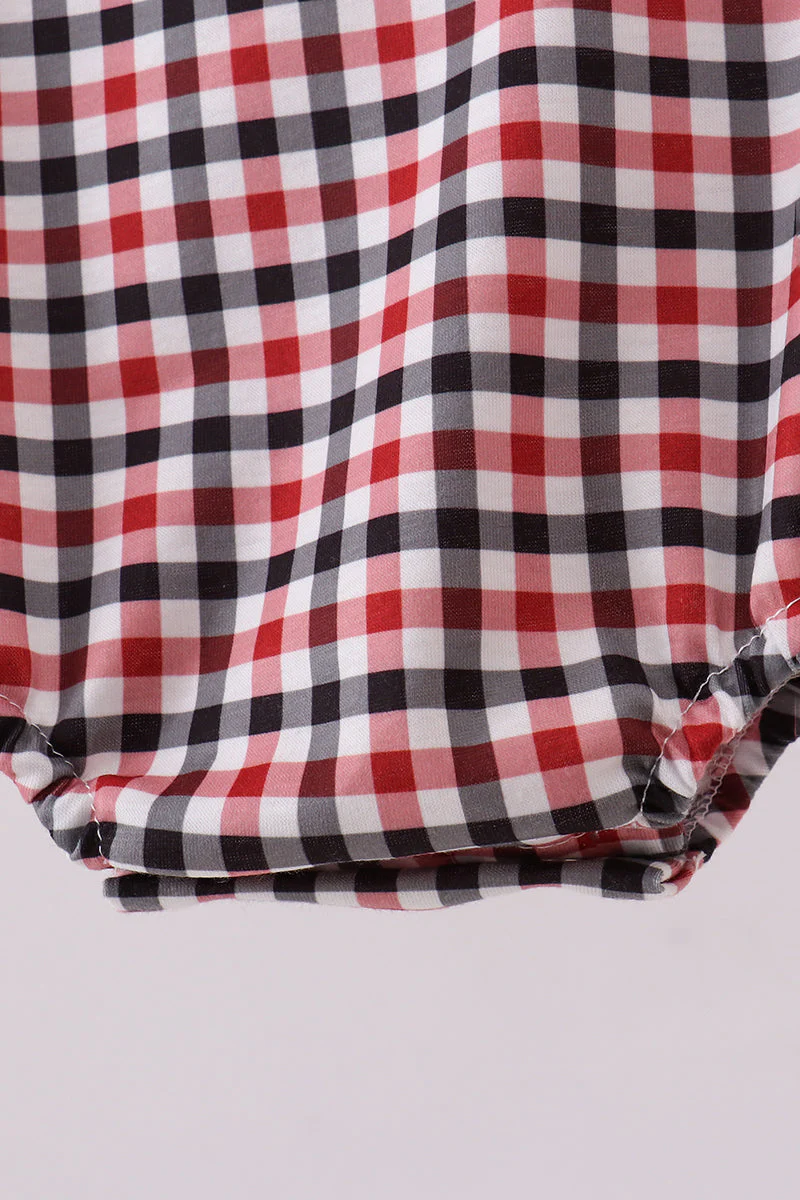 Georgia go dawgs embroidery plaid bubble - Image 4