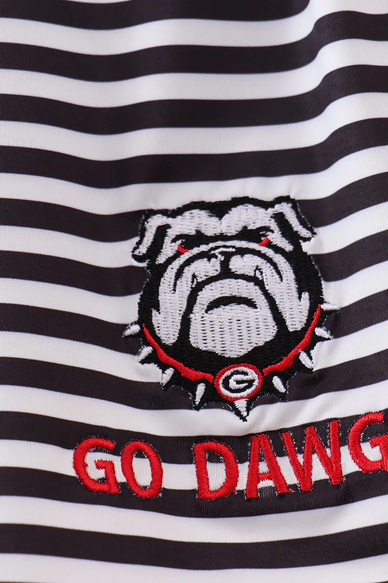 Georgia go dawgs embroidery stripe trunks - Image 3