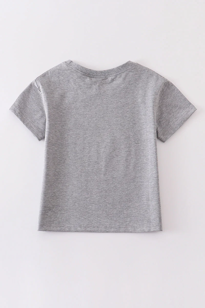 Gray blank basic t-shirt Adult Kids and baby bubble - Image 11