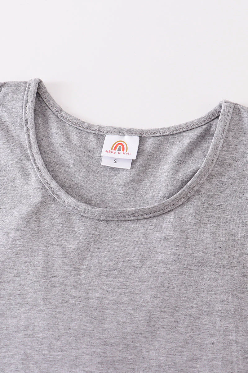 Heather grey blank basic kids teens adult tank top - Image 11