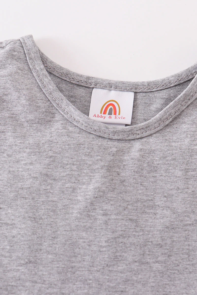 Heather grey blank basic kids teens adult tank top - Image 3