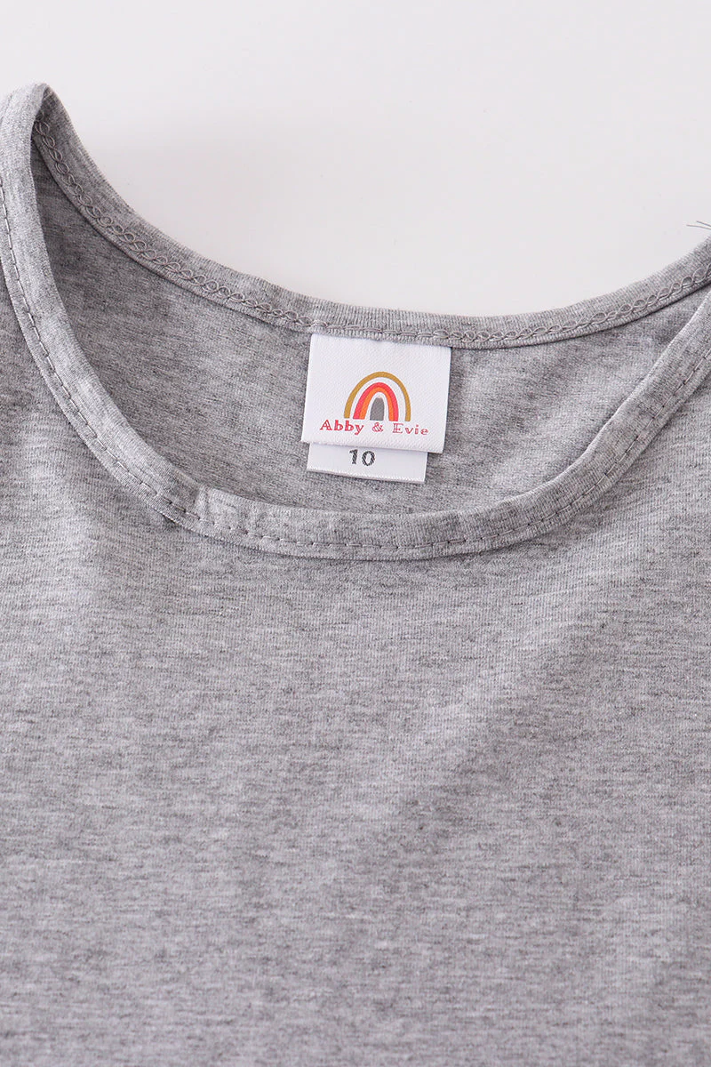 Heather grey blank basic kids teens adult tank top - Image 7