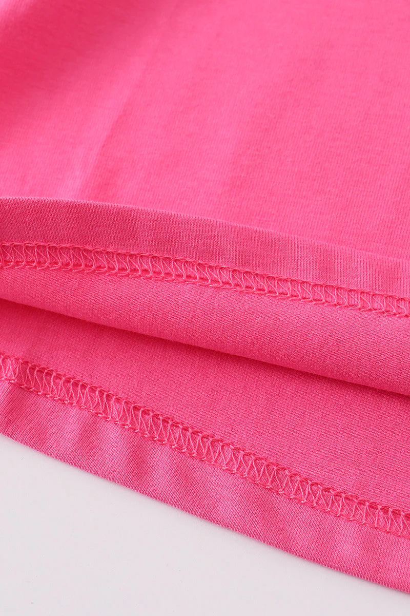 Hot pink blank basic kids teens adult tank top - Image 4