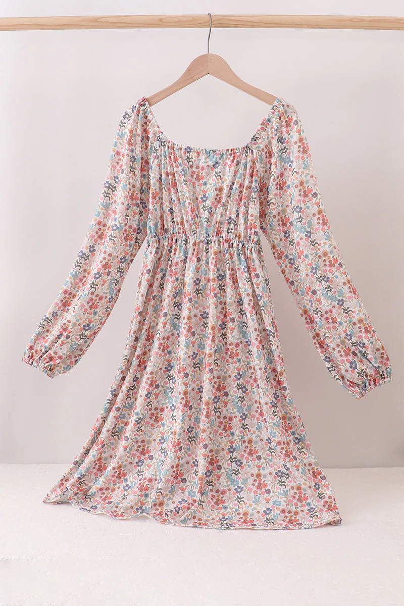 Jesus loves me embroidery mom dress