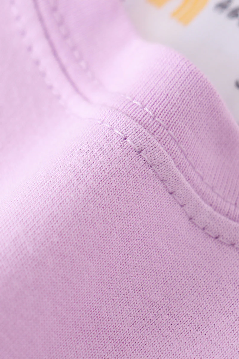 Premium Lilac basic T-shirt - Image 4