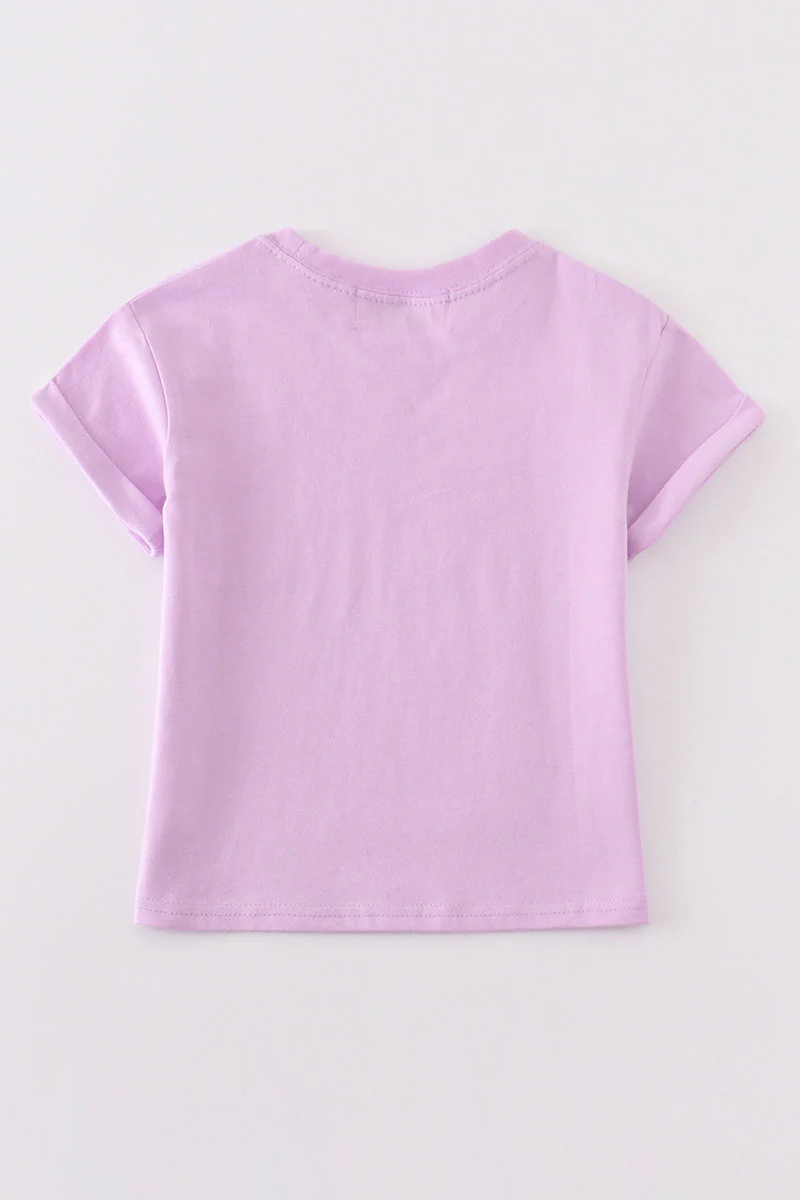 Premium Lilac basic T-shirt - Image 5