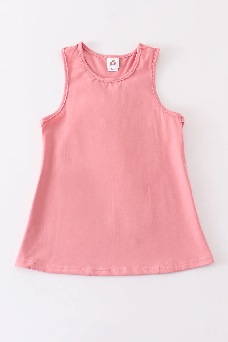 Mauve blank basic kids teens adult tank top - Image 5