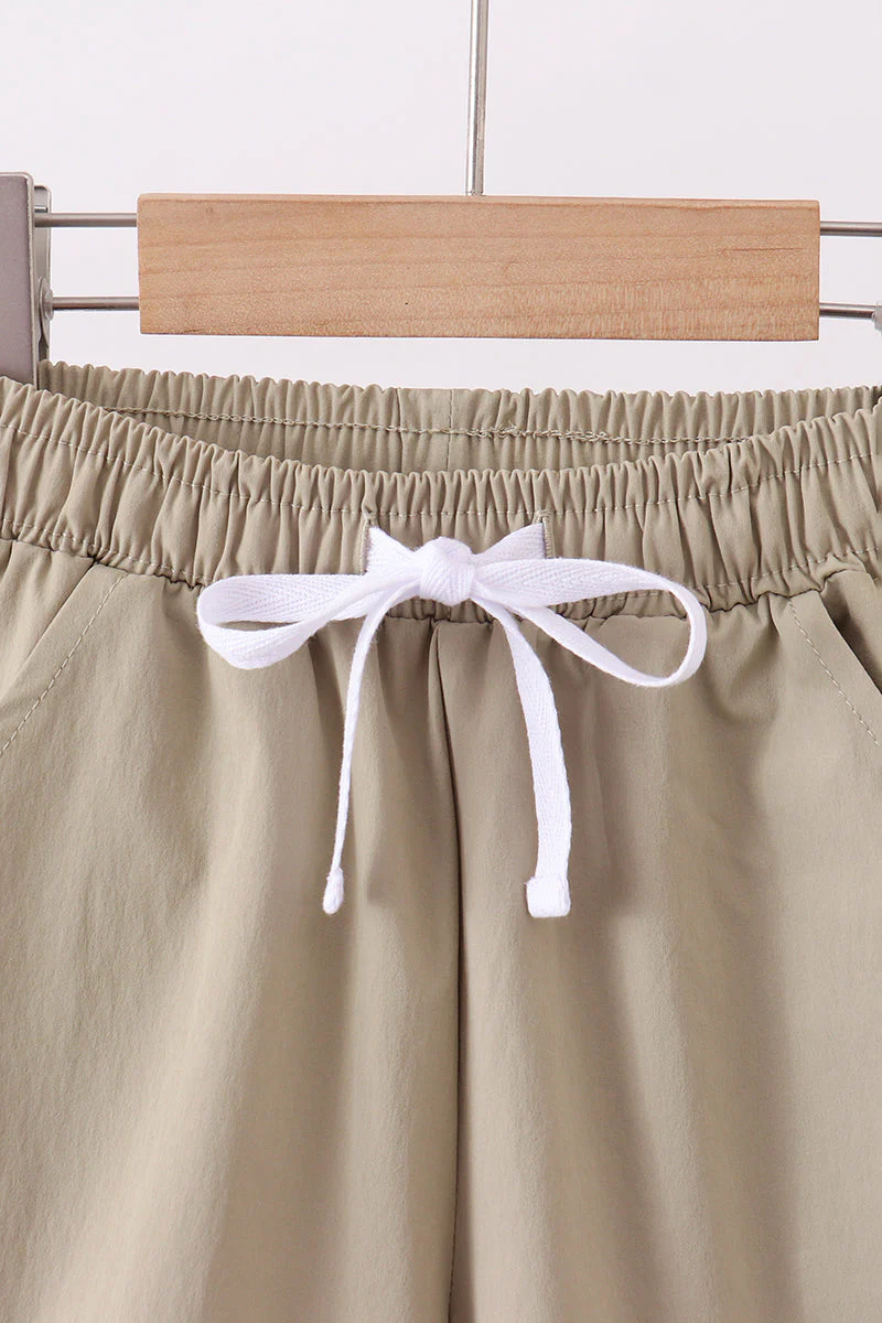 Oatmeal pocket performance shorts - Image 5