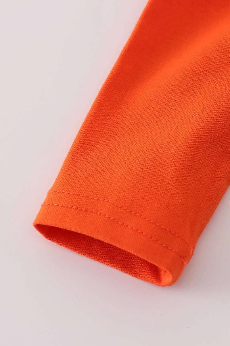 Orange turkey embroidery bubble set - Image 4