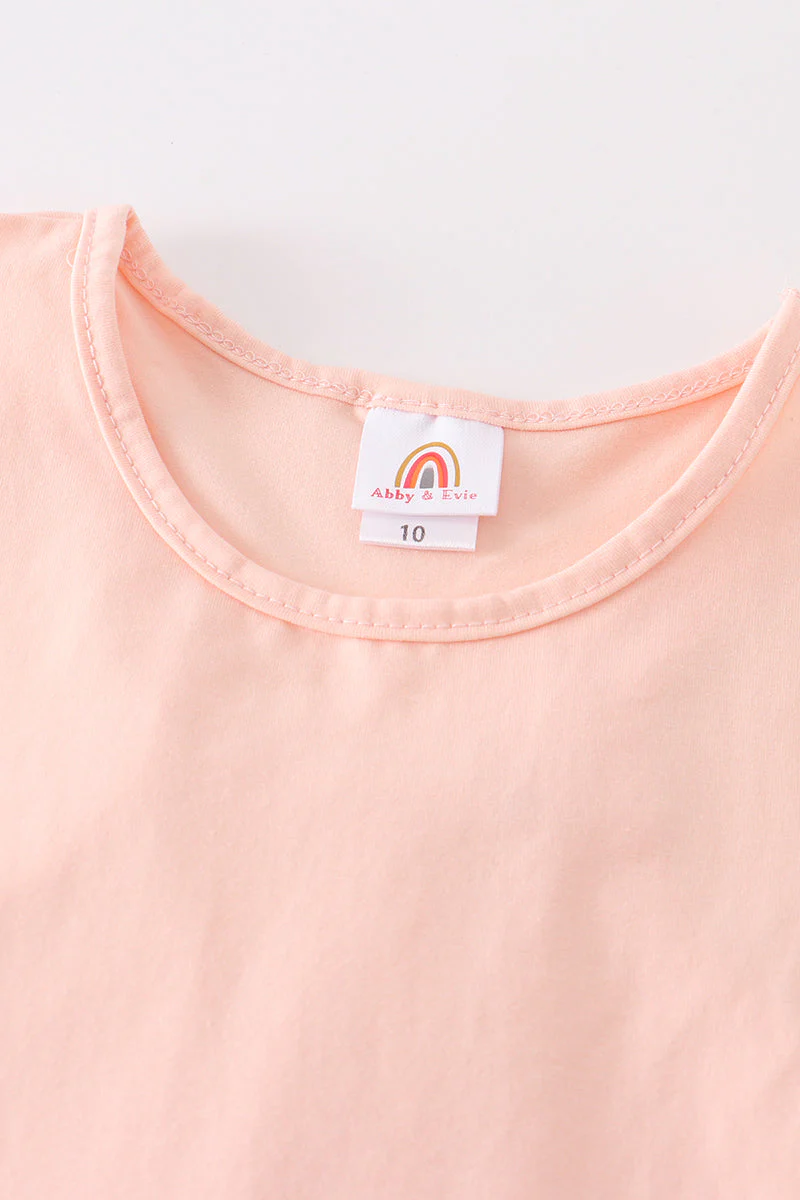 Peach blank basic kids teens adult tank top - Image 7
