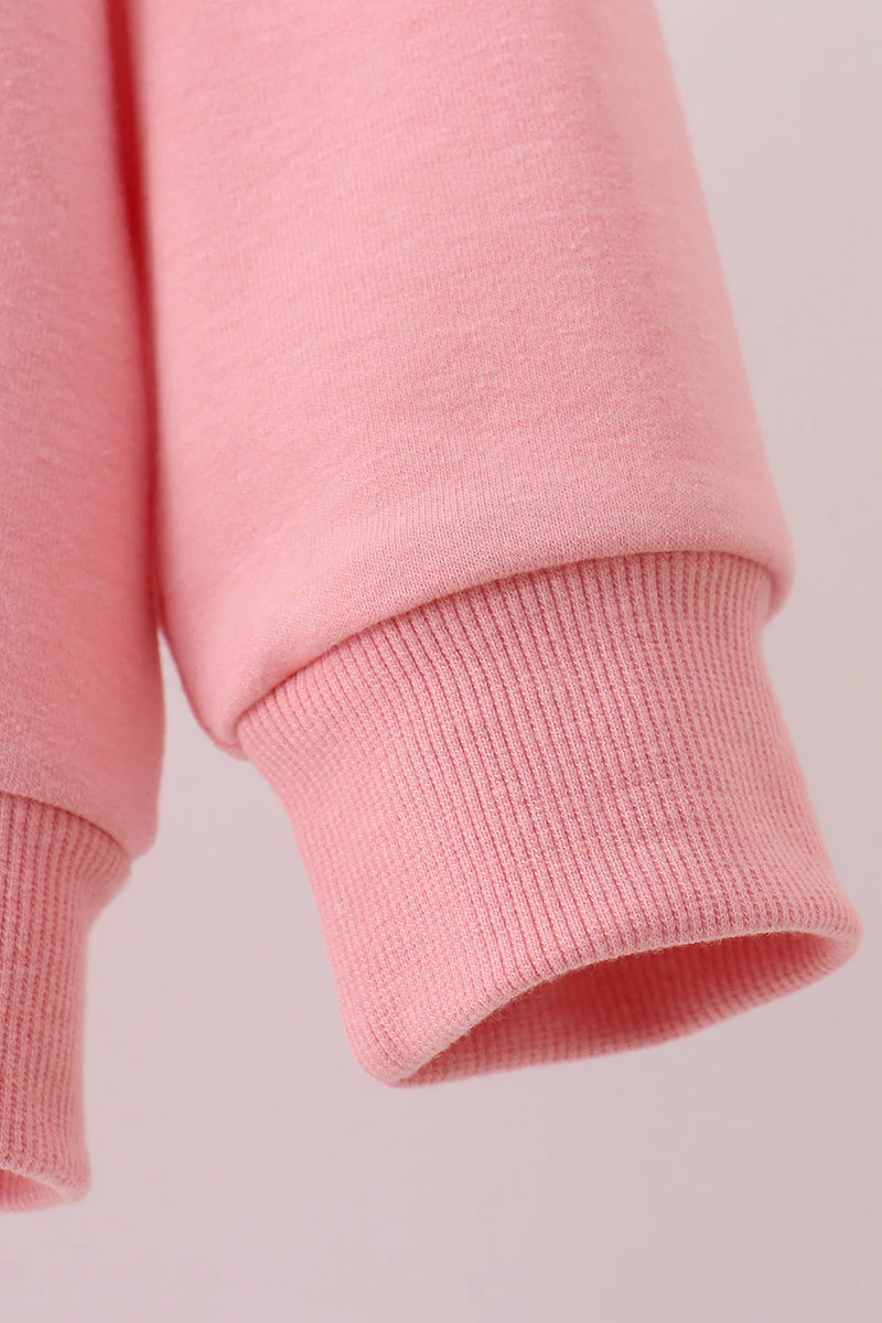 Peach Patriotic hand-sewn bow mom&me sweatshirt - Image 7