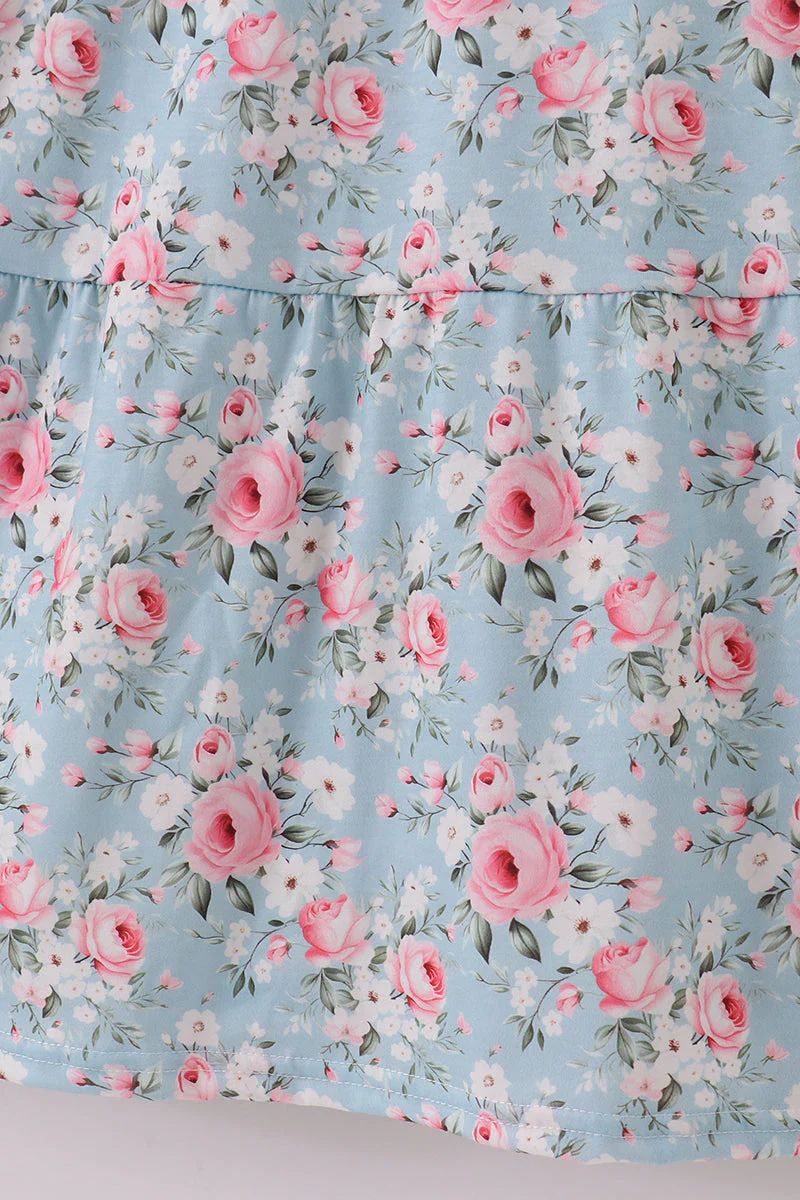Petal perfection print mom dress - Image 4
