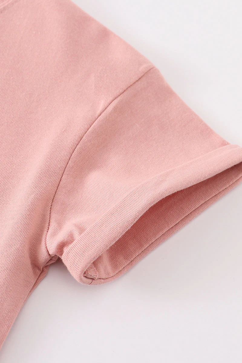 Premium Pink basic T-shirt - Image 4