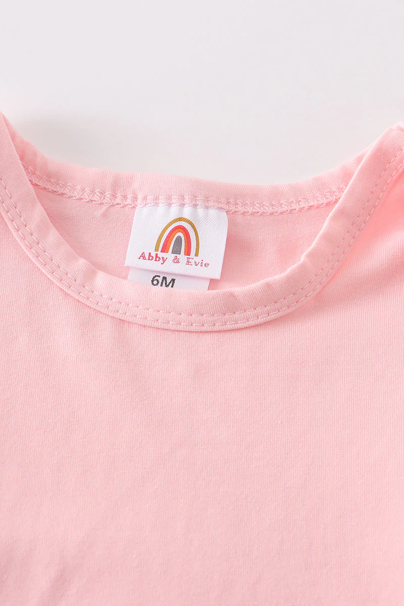 Pink blank basic t-shirt Adult Kids and baby bubble - Image 5