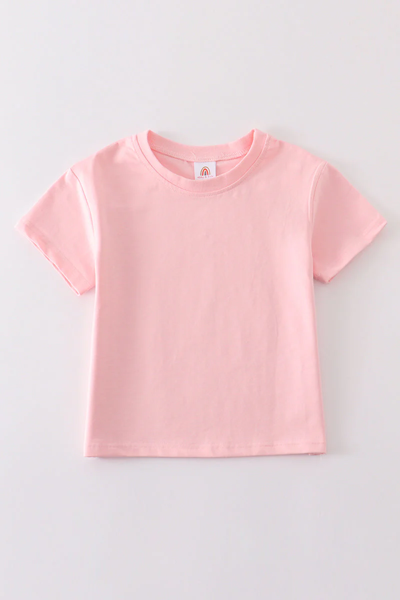 Pink blank basic t-shirt Adult Kids and baby bubble - Image 6