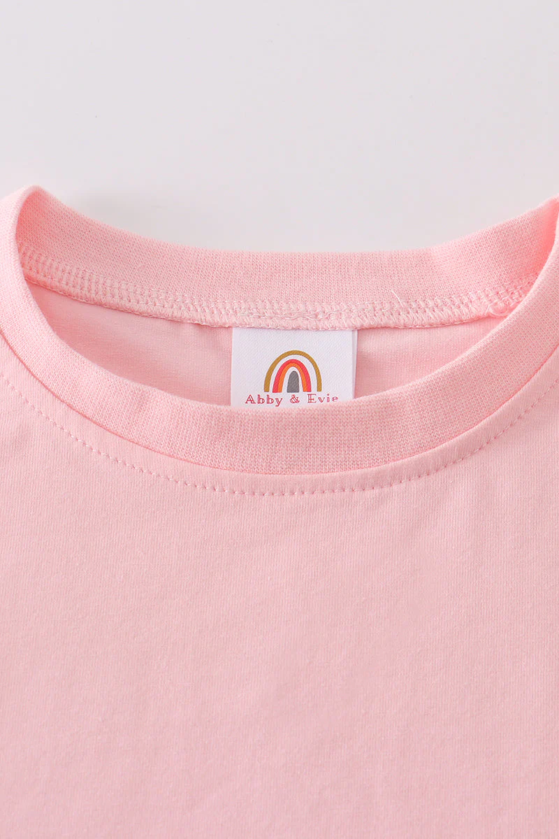 Pink blank basic t-shirt Adult Kids and baby bubble - Image 7