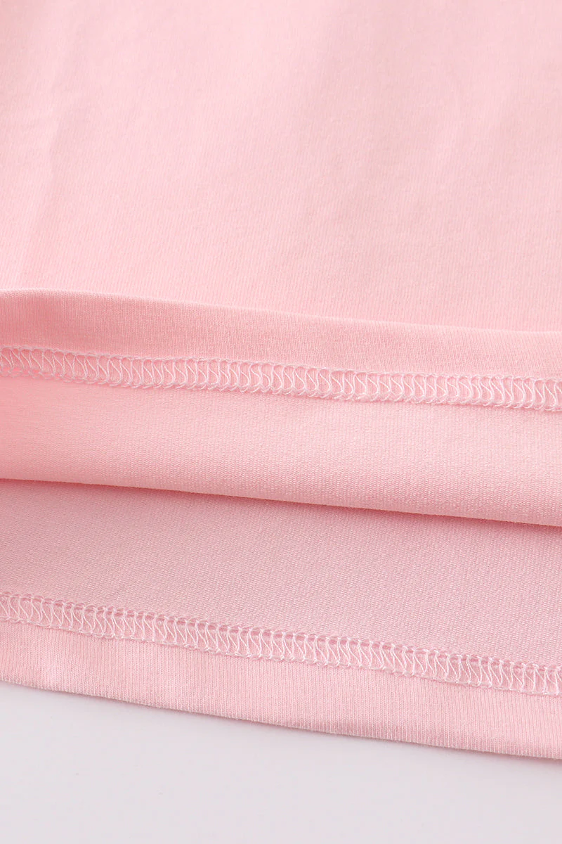 Pink blank basic t-shirt Adult Kids and baby bubble - Image 9
