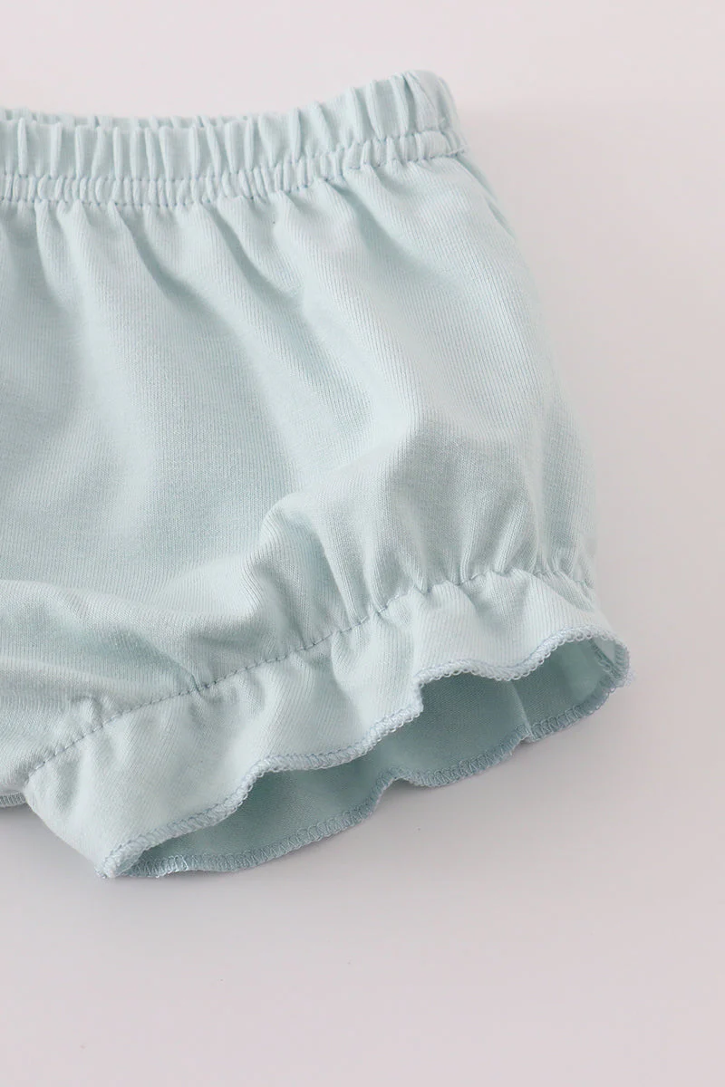 Pink embroidery bloomer set - Image 4