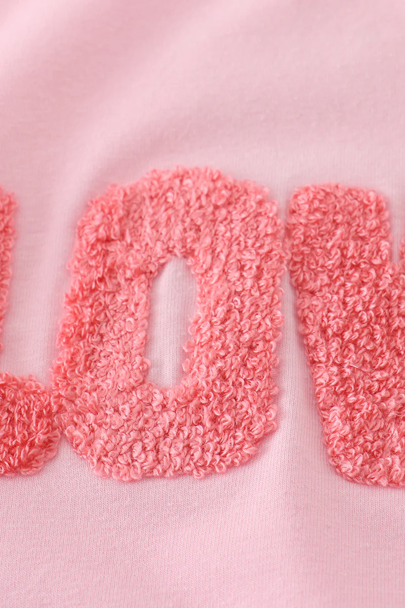 Pink valentine's day love french knot mom&me top - Image 5