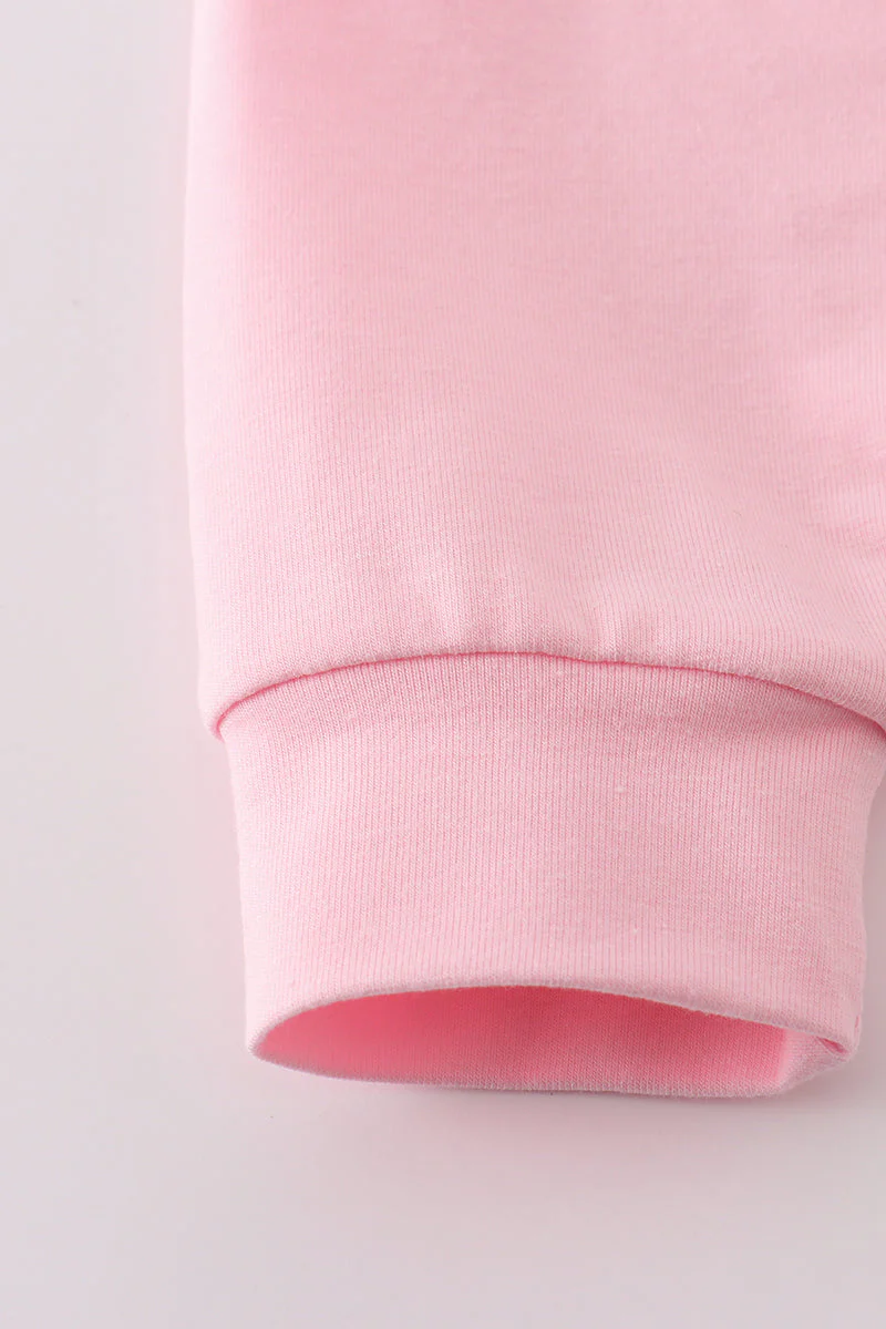 Pink valentine's day love french knot mom&me top - Image 6