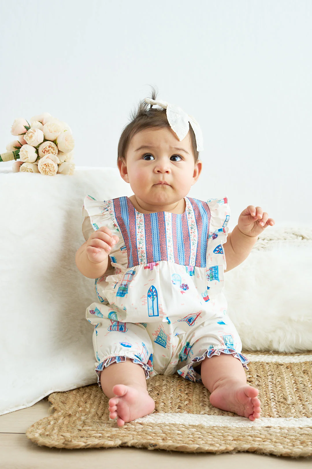 Platinum balcony print baby jumpsuit - Image 5