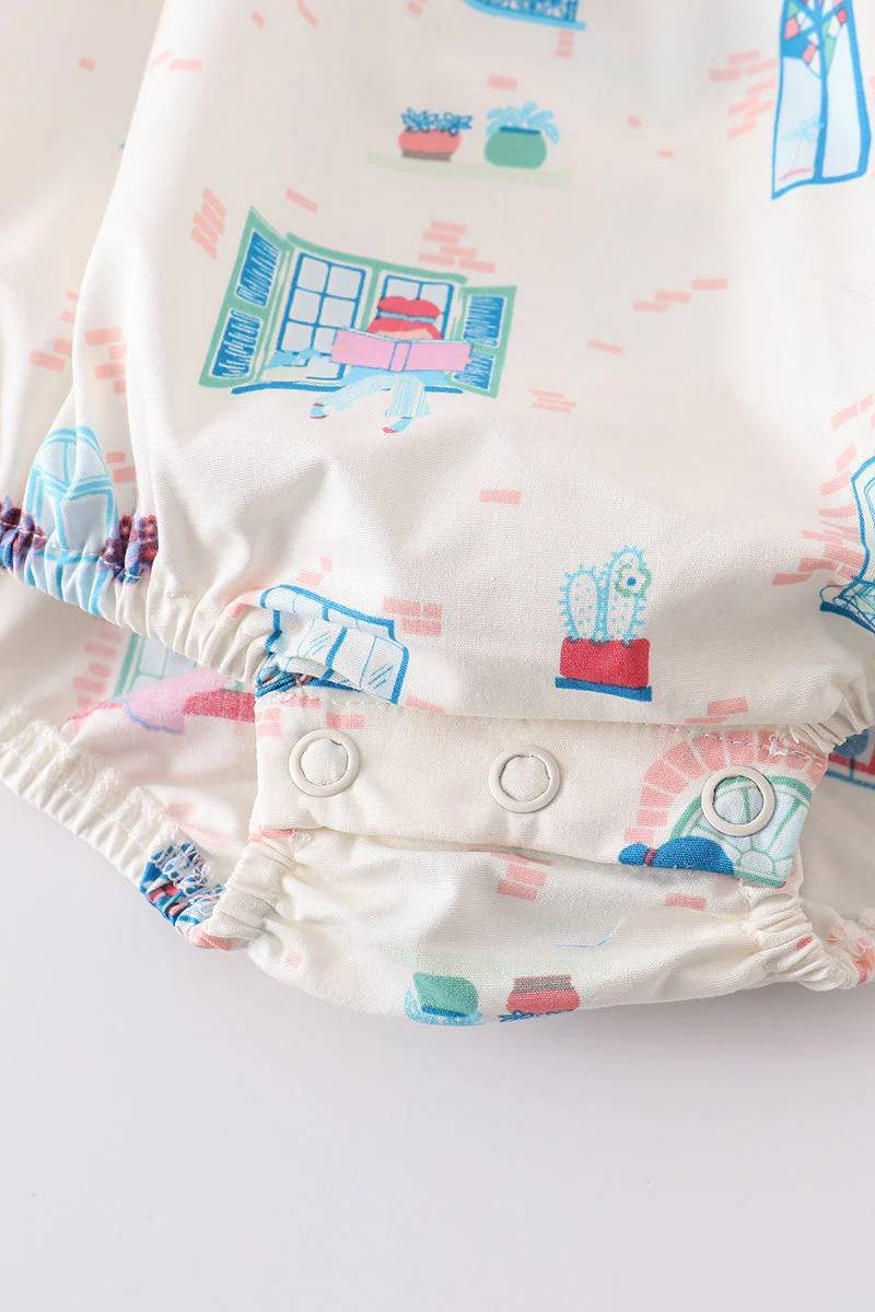 Platinum balcony print dot baby bubble - Image 6