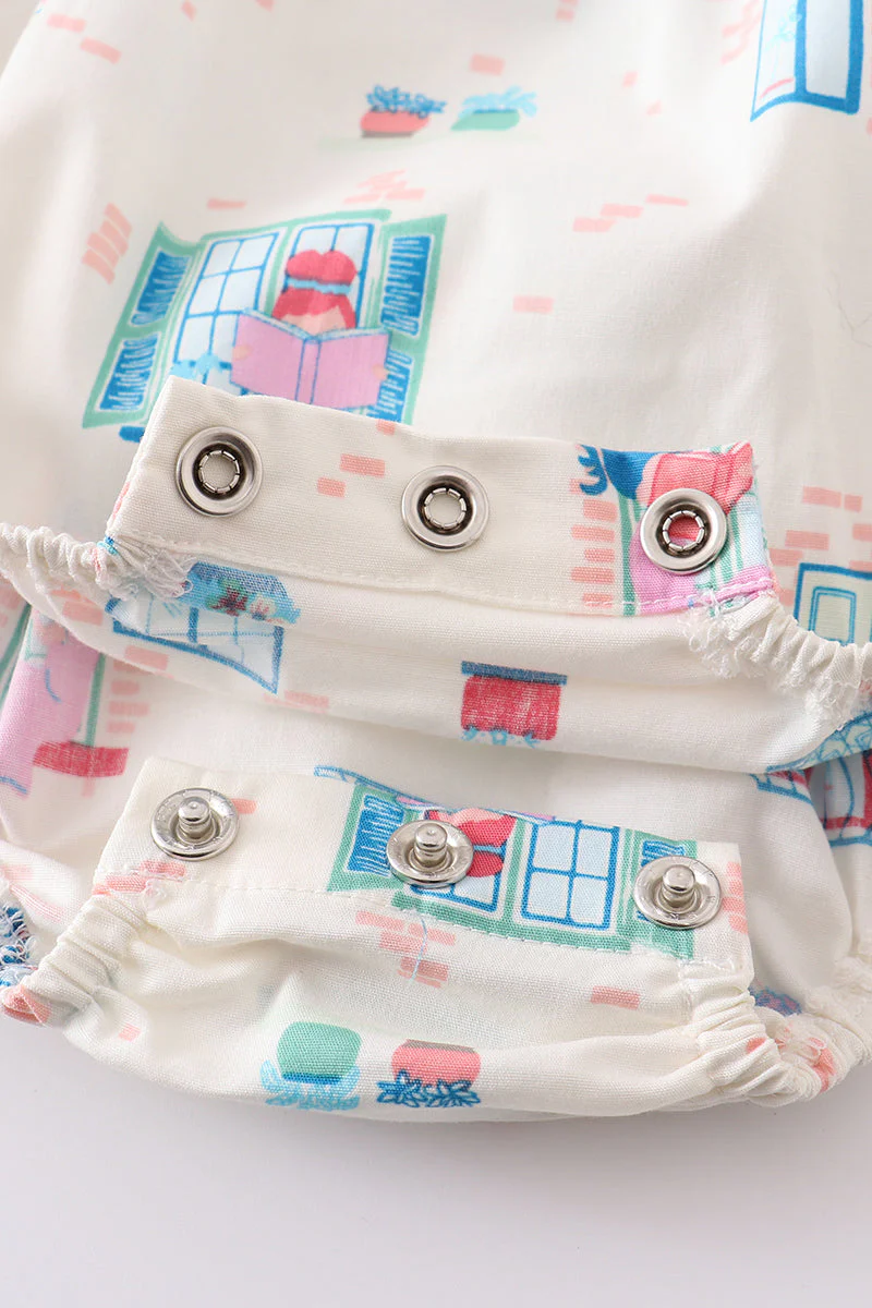 Platinum balcony print dot baby bubble - Image 7