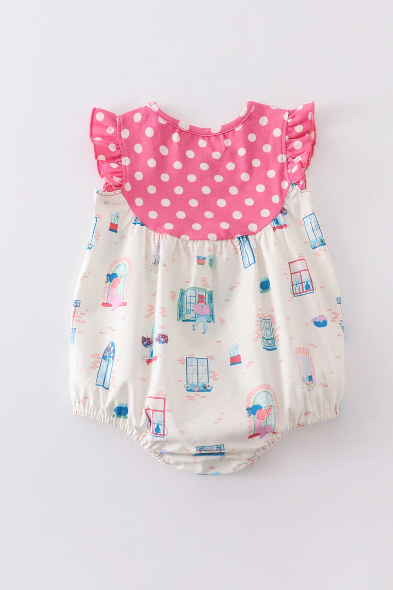 Platinum balcony print dot baby bubble - Image 8