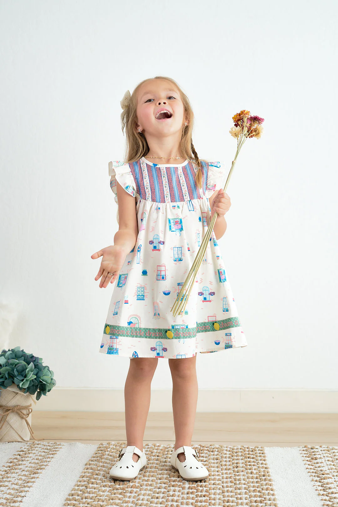 Platinum balcony ruffle dress - Image 3