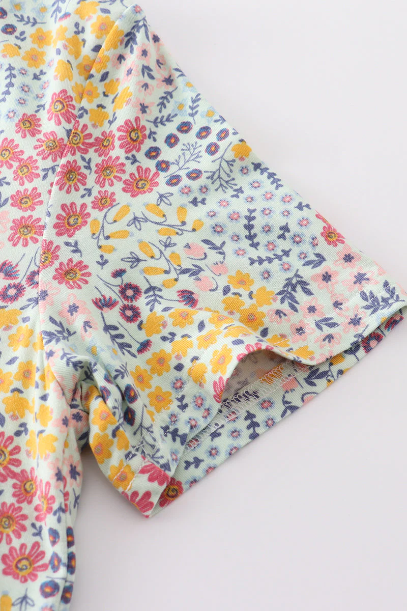 Platinum floral print dress for adult - Image 3