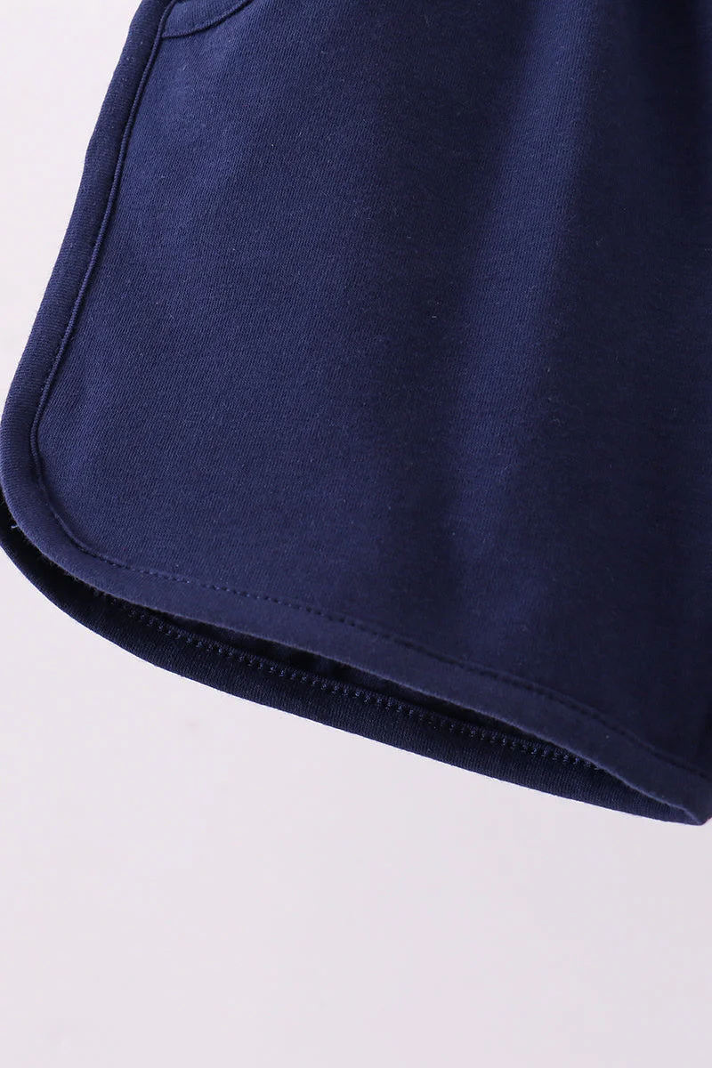 Premium Navy bow shorts - Image 4